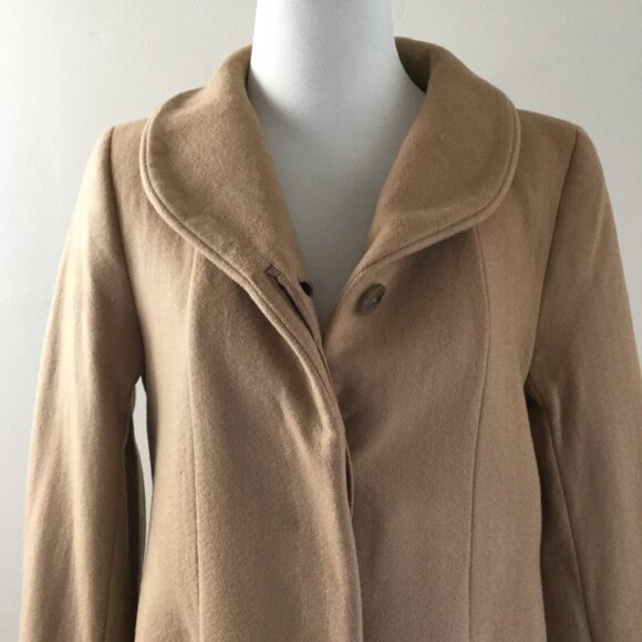 Aritzia Wilfred The Cocoon Wool Camel Coat s - Picture 4 of 15